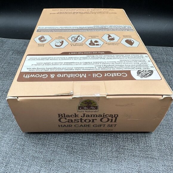 Black Jamaican Castor Oil Shampoo+Conditioner All Hair Types & Textures Repair - Picture 8 of 12